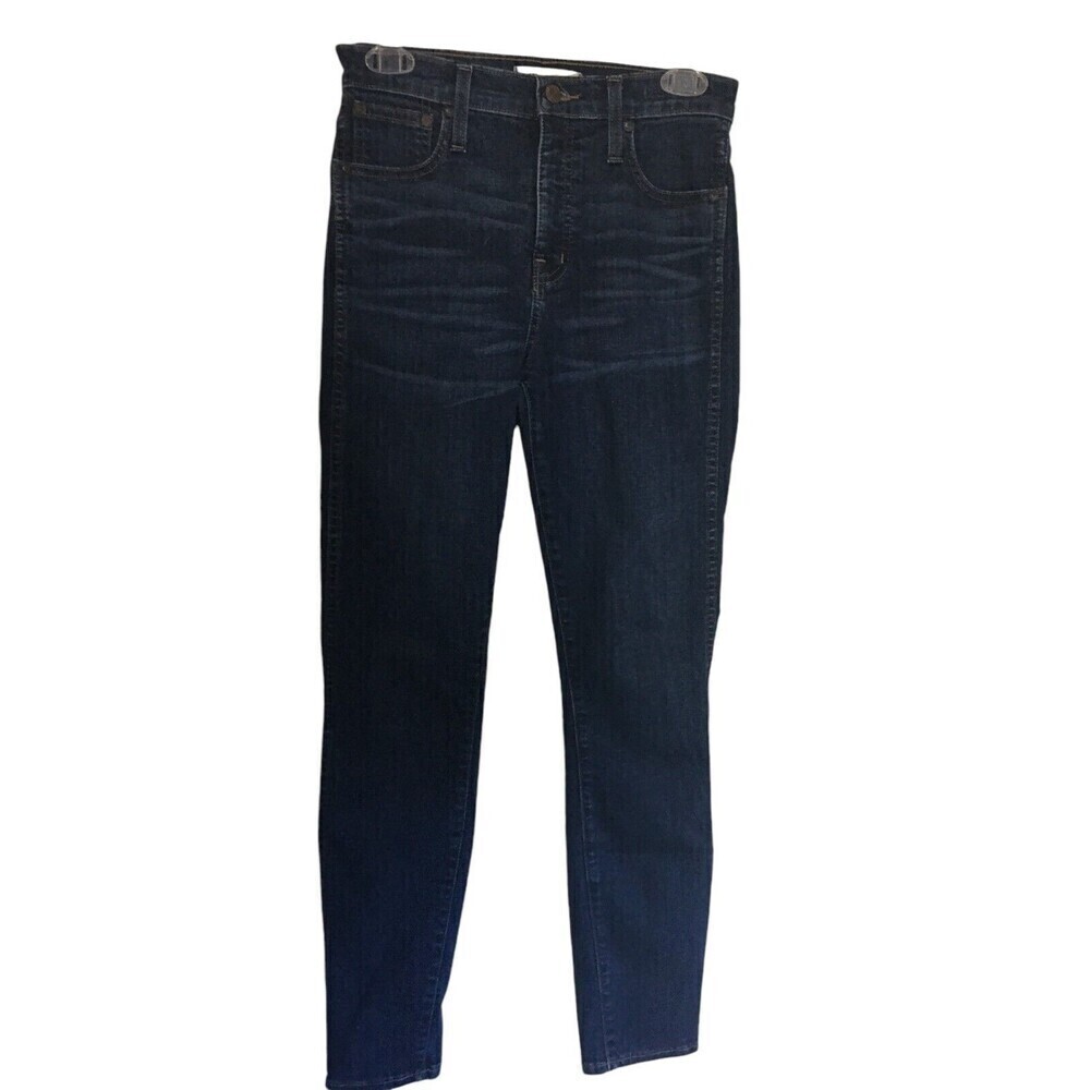Madewell Jeans Women's Size 26 Dark Blue High Rise Skinny Cotton Blend
